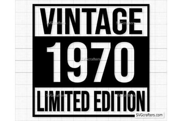 Download Vintage 1970 Svg Png, 52nd Birthday Svg - 1970 Collection