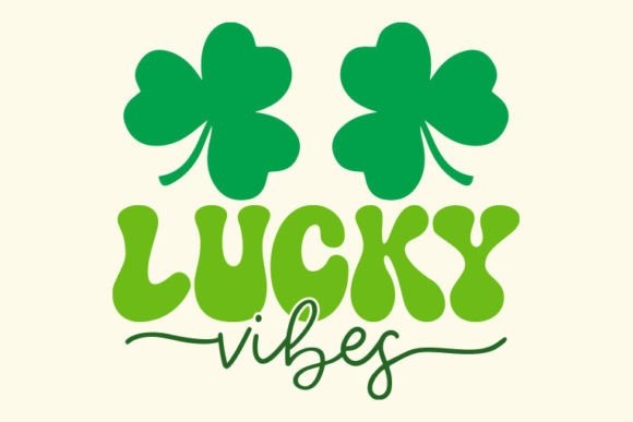 Download Retro St. Patrick's Day Svg, Lucky Vibes - St. patrick's day svg Collection