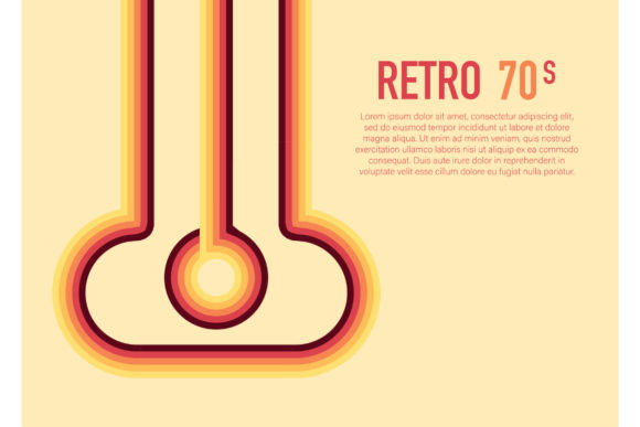 Download 70s, 1970 Abstract Vector Stock Retro Li - Premium Bundle