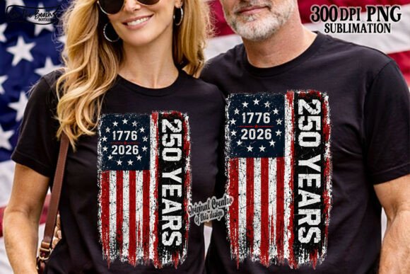 Download 1776–2026 American Flag PNG USA 250 Year - 2026 Collection