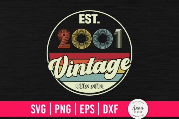 Download Vintage 2001 23th Birthday Gifts - Premium Bundle