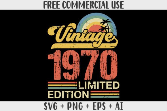 Download Retro Vintage 1970 Limited Edition - 1970 Collection