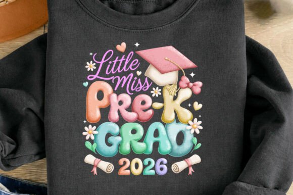 Download Little Miss Pre-K Grad 2026 Preschool - 2026 Collection