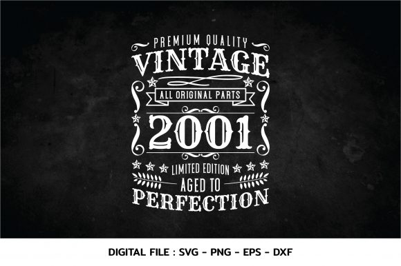 Download Birthday Vintage 2001&nbsp; - Premium Resources